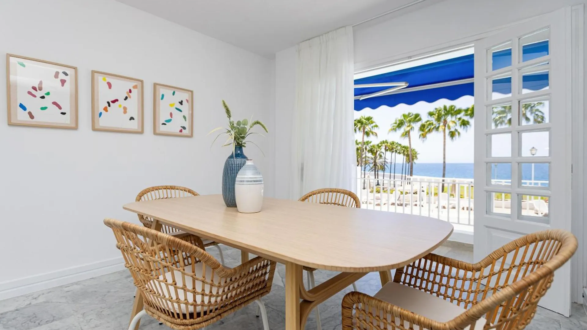 아파트 Apartamento Con Terraza Con Vistas Al Mar 파시토 블란코
